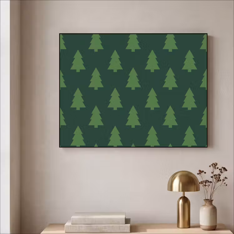 Art Frame - Weihnachtsbaum – Grün – Weihnachten — 4