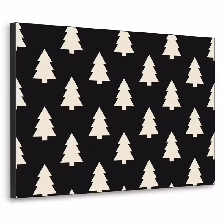 Art Frame - Weihnachtsbaum – Schwarz – Weiß — 1