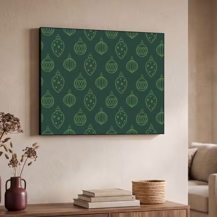 Art Frame - Weihnachtskugel – Grün – Weihnachten — 3