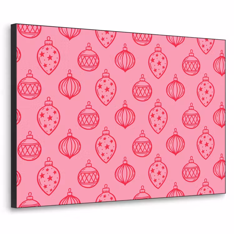 Art Frame - Weihnachtskugel – Rosa – Rot — 1