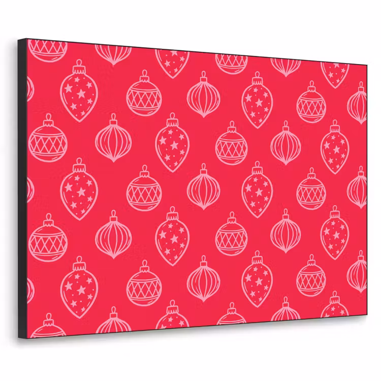 Art Frame - Weihnachtskugel – Rot – Rosa — 1