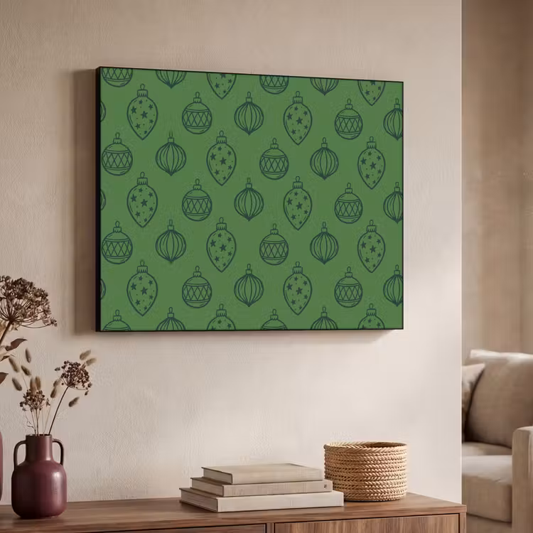 Art Frame - Weihnachtskugel – Weihnachten – Grün — 3