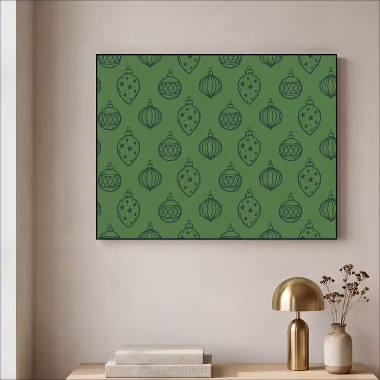 Art Frame - Weihnachtskugel – Weihnachten – Grün — 4