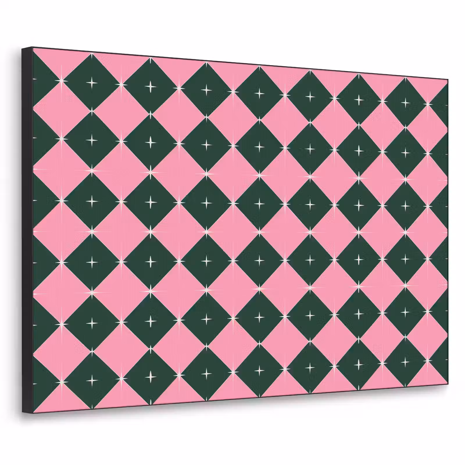 Art Frame - Weihnachten – Rosa – Grün – Stern — 1