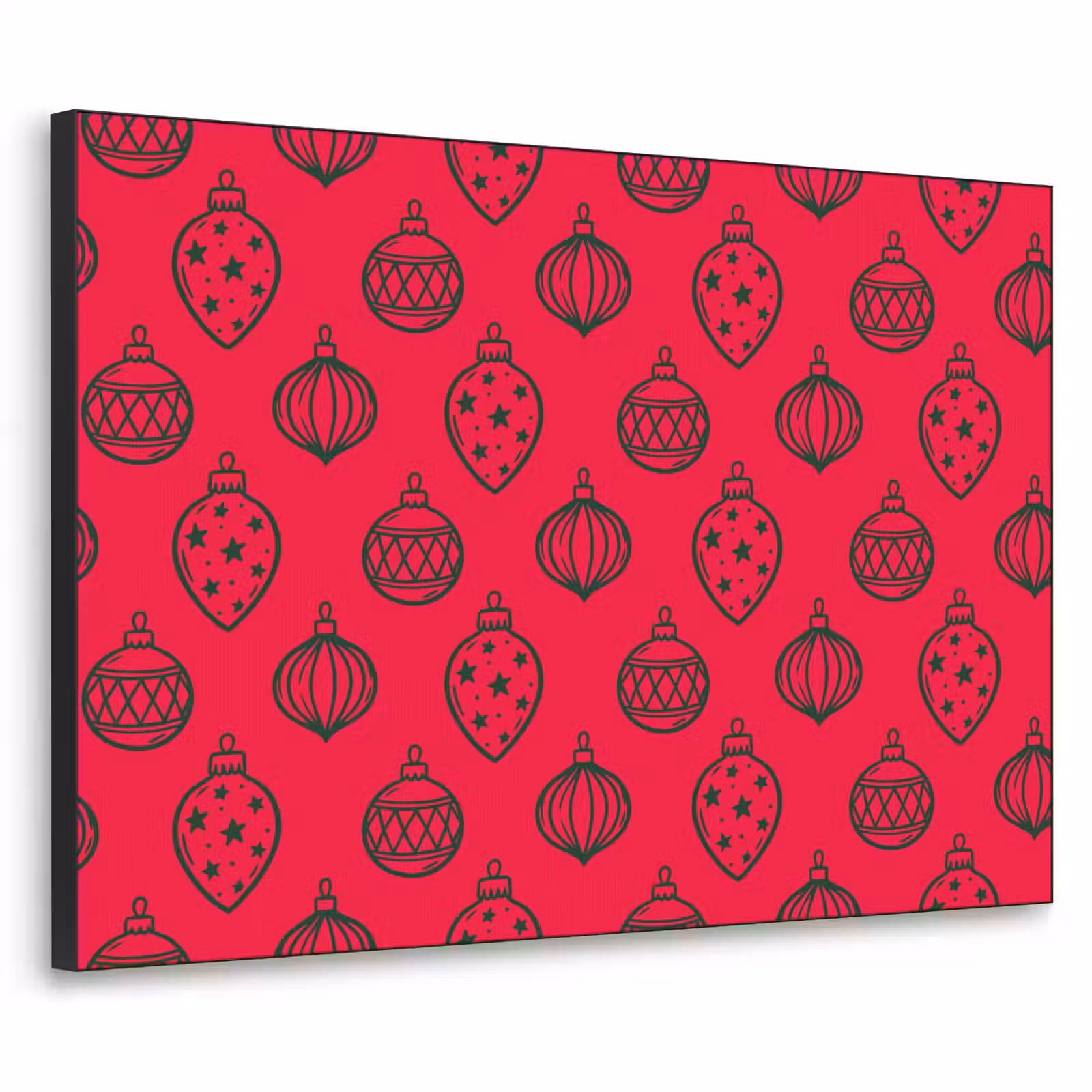 Art Frame - Weihnachtskugel – Grün – Rot — 1