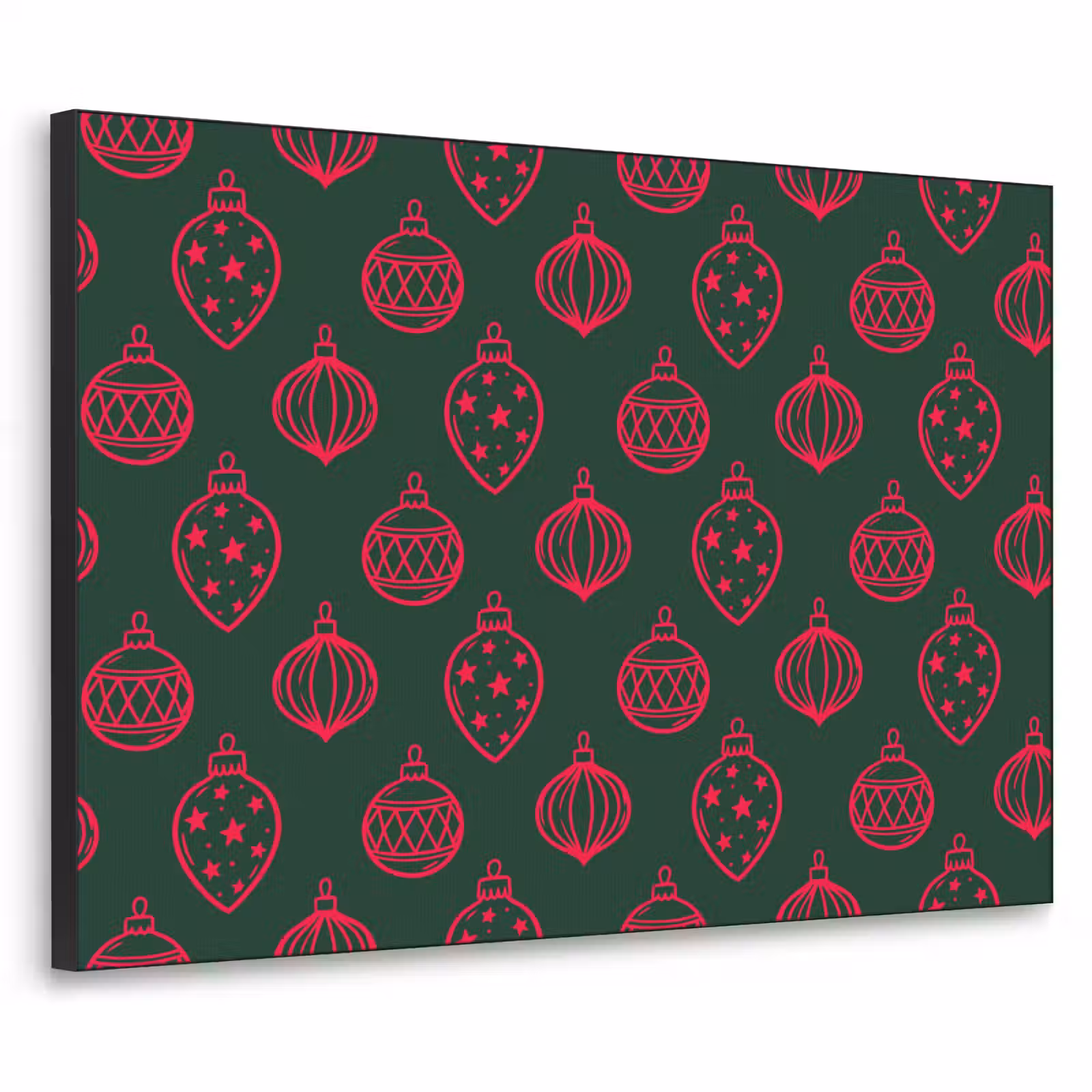Art Frame - Weihnachtskugel – Rot – Grün — 1