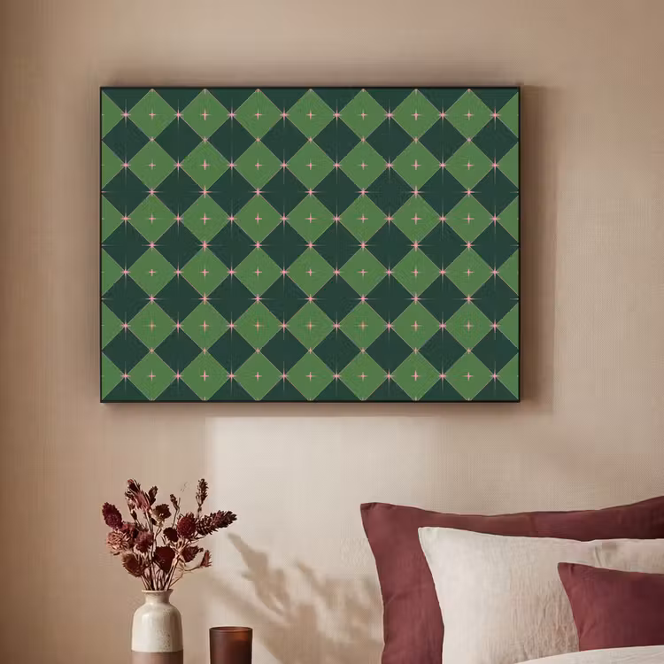 Art Frame - Stern – Grün – Rosa – Weihnachten — 2