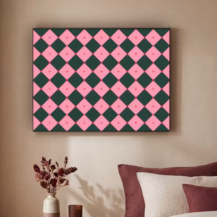 Art Frame - Stern – Rosa – Grün – Weihnachten — 2