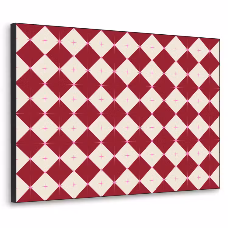Art Frame - Stern – Rosa – Rot – Weihnachten — 1