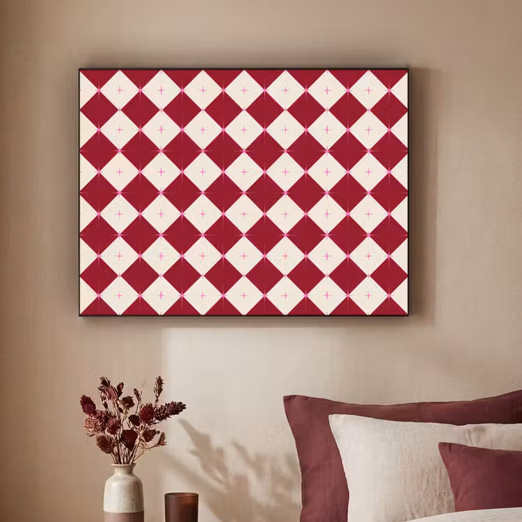 Art Frame - Stern – Rosa – Rot – Weihnachten — 2