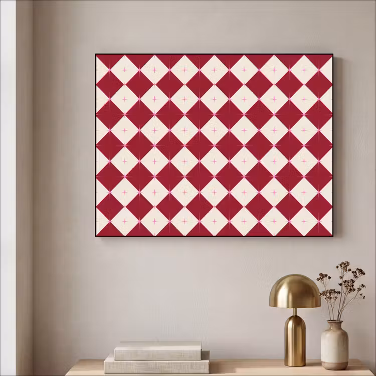 Art Frame - Stern – Rosa – Rot – Weihnachten — 4