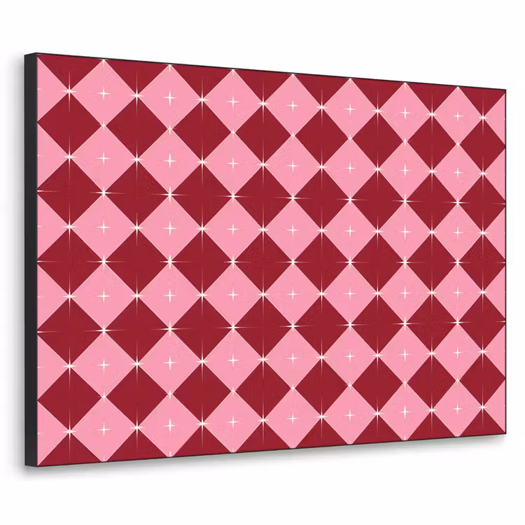 Art Frame - Stern – Rot – Rosa – Weihnachten — 1
