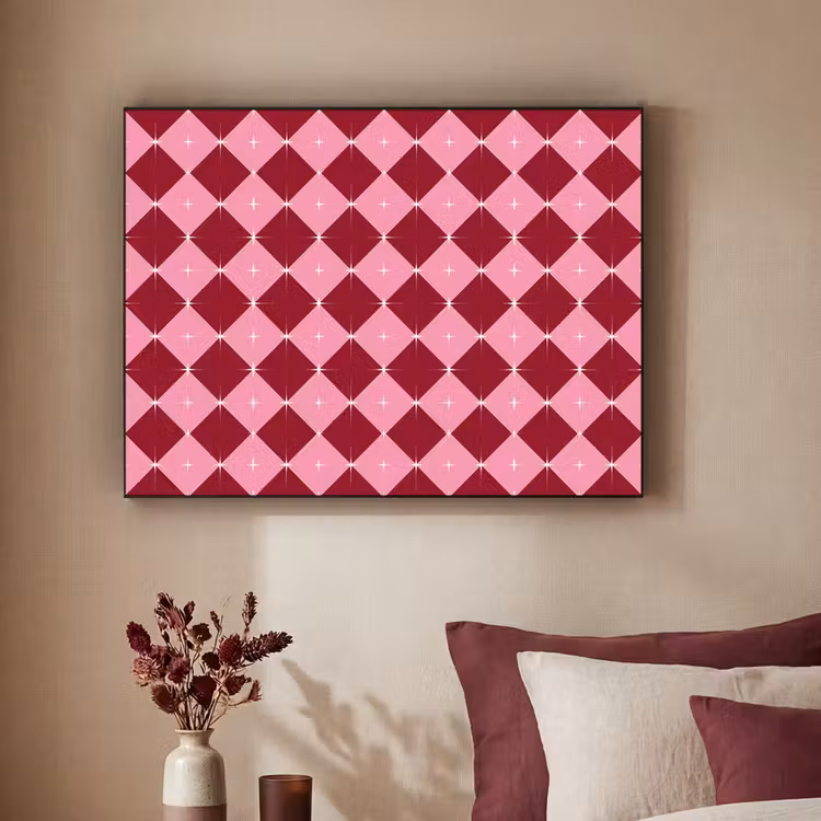 Art Frame - Stern – Rot – Rosa – Weihnachten — 2