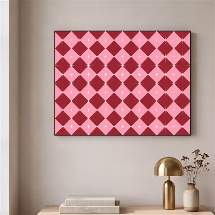 Art Frame - Stern – Rot – Rosa – Weihnachten — 4