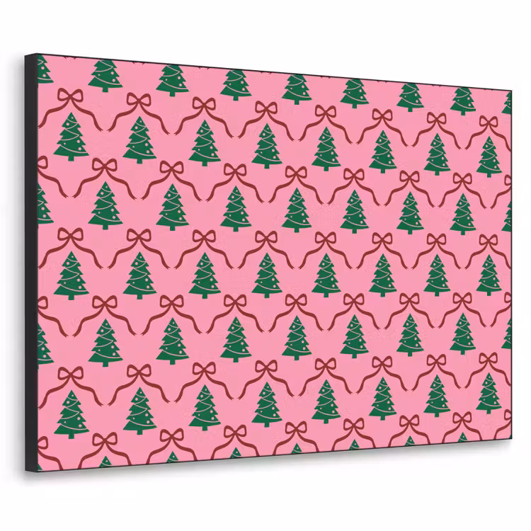 Art Frame - Weihnachten – Rosa – Rot – Schleife — 1