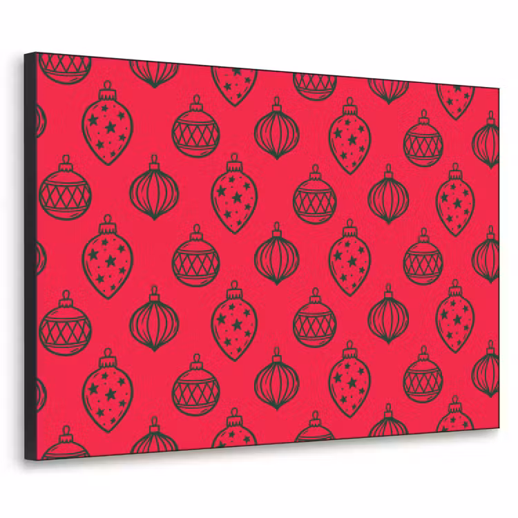 Art Frame - Weihnachtskugel – Grün – Rot — 1