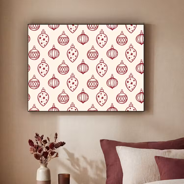 Art Frame - Weihnachtskugel – Rot – Weihnachten — 2