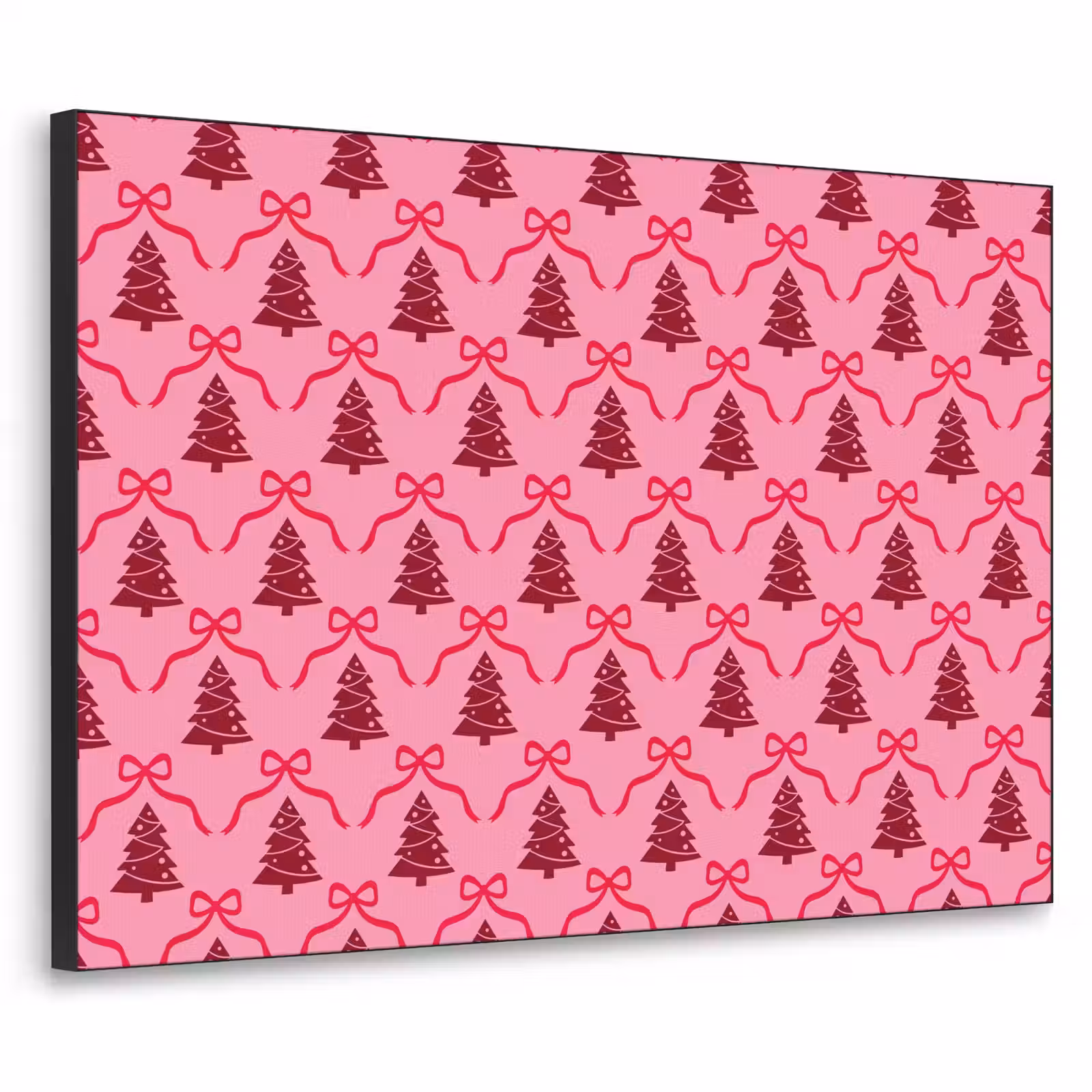 Art Frame - Weihnachten – Rot – Rosa – Schleife — 1
