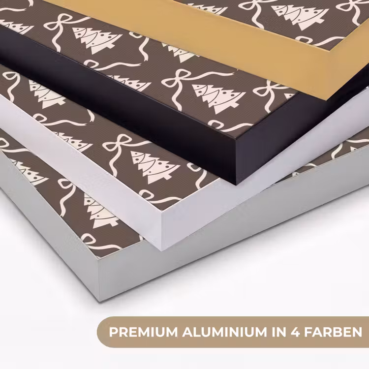 Art Frame - Schleife – Taupe – Weiß – Weihnachten — 5