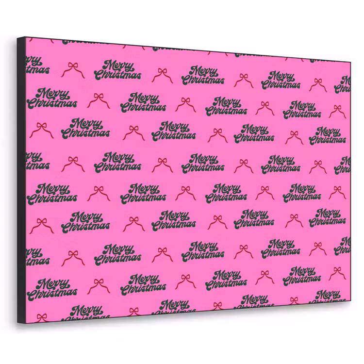 Art Frame - Text – Neon – Rosa – Weihnachten — 1