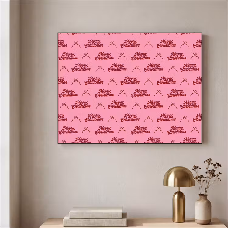 Art Frame - Text – Rosa – Rot – Schleife — 4