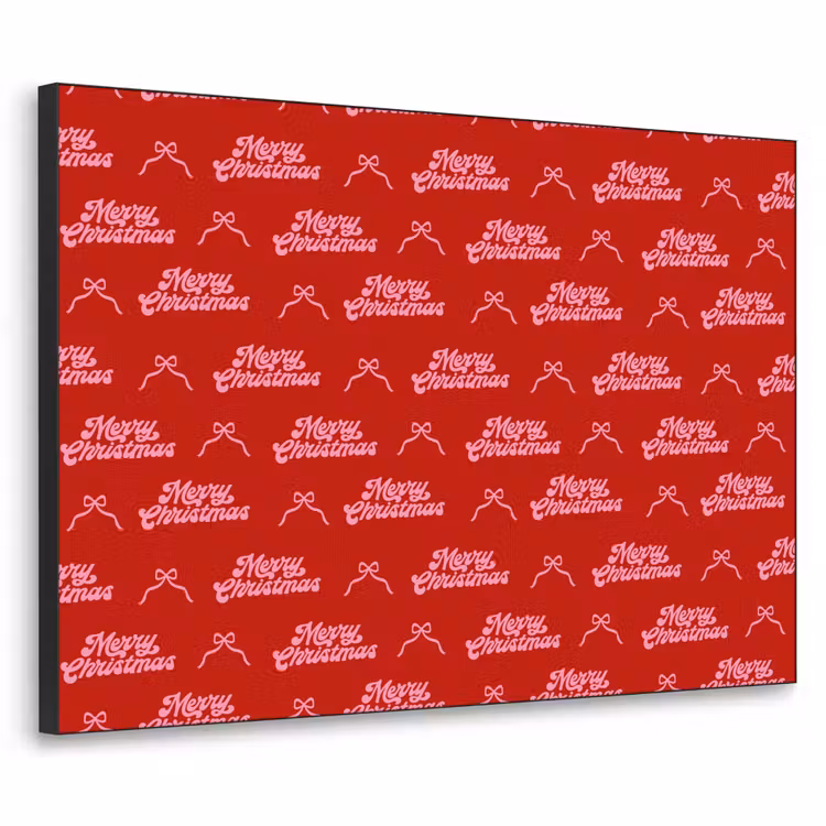 Art Frame - Text – Schleife – Rosa – Rot — 1