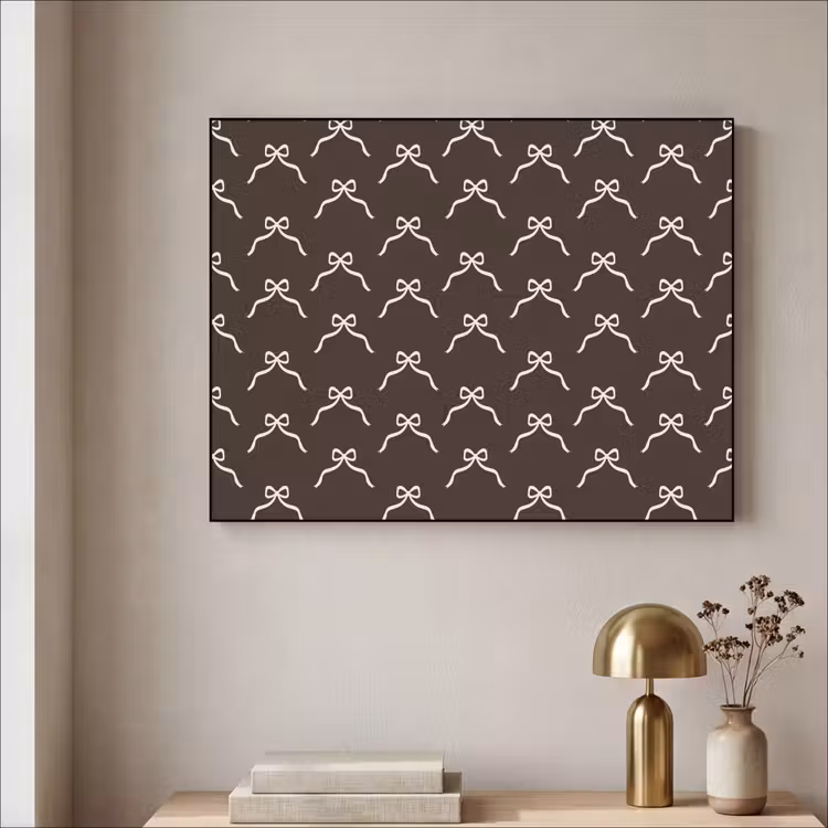 Art Frame - Braun – Schleife – Weihnachten — 4