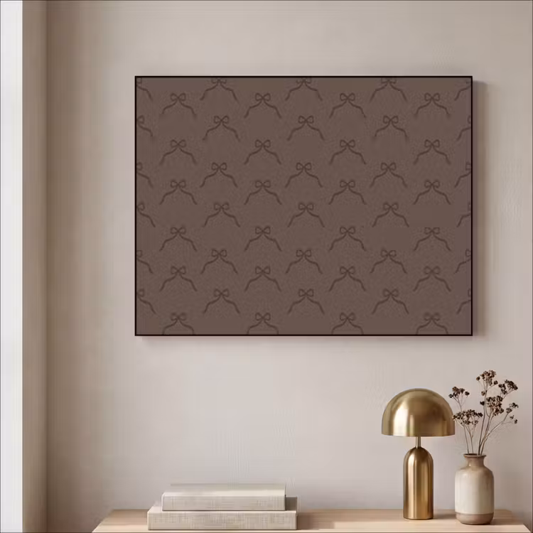 Art Frame - Braun – Weihnachten – Schleife — 4