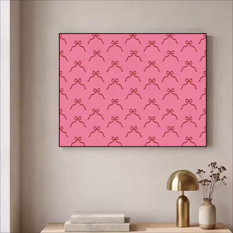 Art Frame - Schleife – Rot – Rosa – Weihnachten — 4