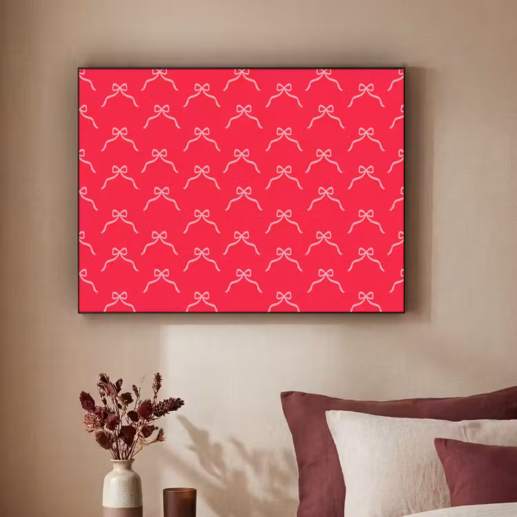 Art Frame - Schleife – Rot – Weihnachten — 2