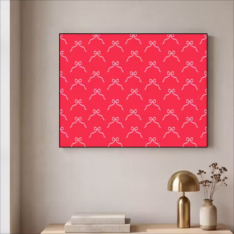 Art Frame - Schleife – Rot – Weihnachten — 4