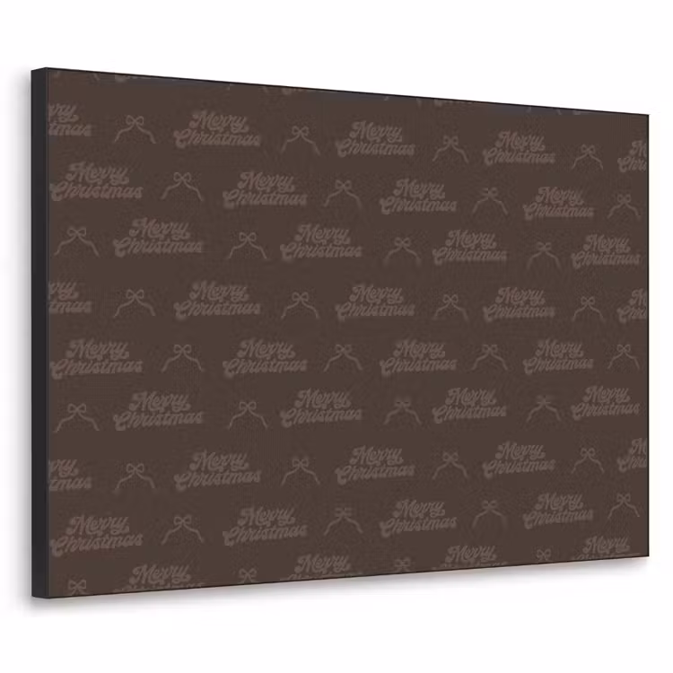 Art Frame - Text – Braun – Schleife — 1