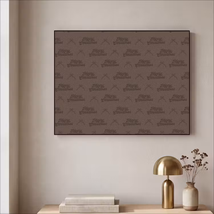 Art Frame - Text – Schleife – Braun — 4
