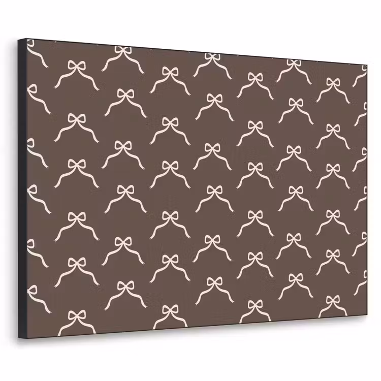 Art Frame - Weihnachten – Schleife – Braun — 1