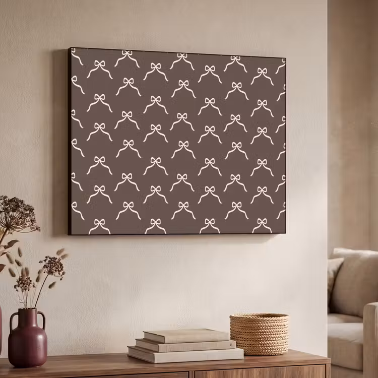 Art Frame - Weihnachten – Schleife – Braun — 3