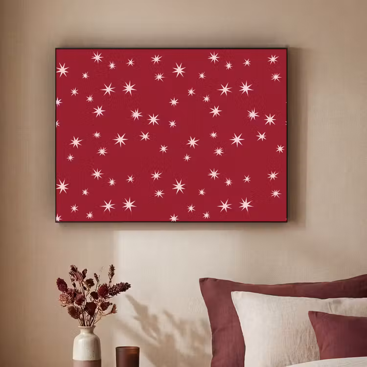 Art Frame - Rot – Weiß – Weihnachten – Stern — 2