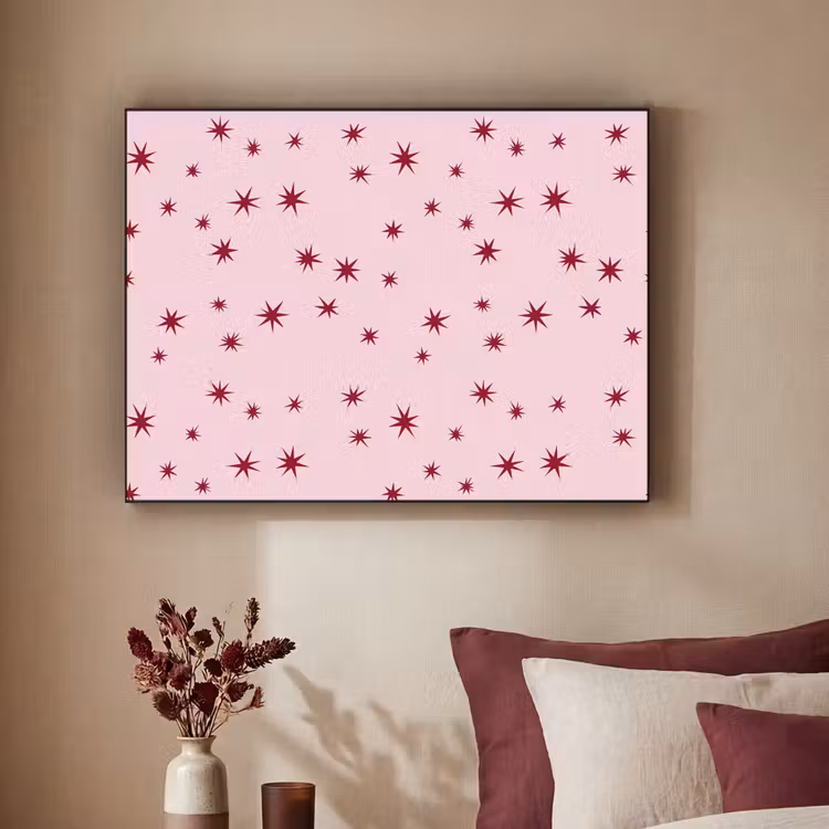 Art Frame - Stern – Rosa – Rot — 2