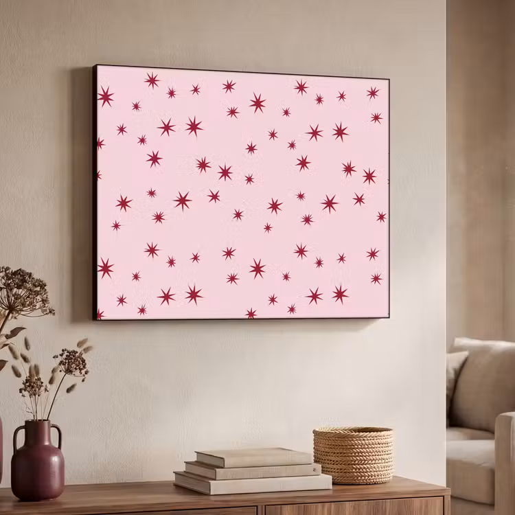 Art Frame - Stern – Rosa – Rot — 3