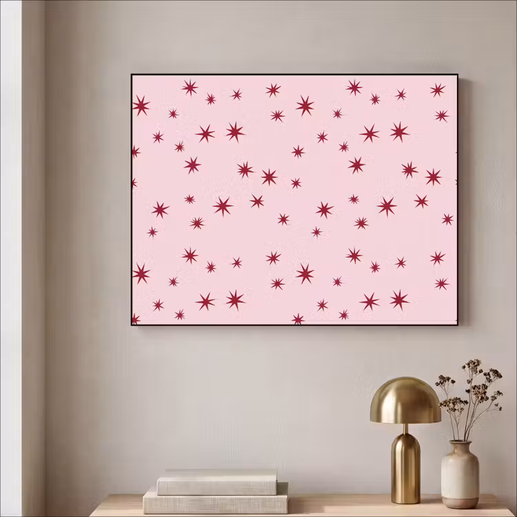 Art Frame - Stern – Rosa – Rot — 4