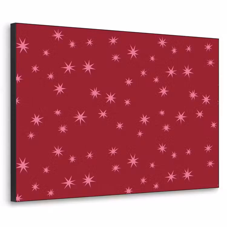 Art Frame - Stern – Rosa – Weihnachten – Rot — 1