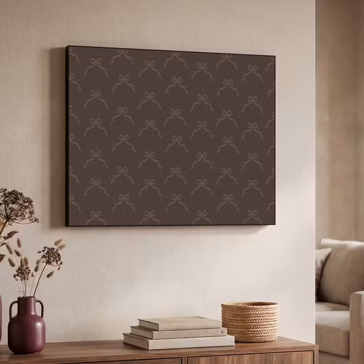 Art Frame - Weihnachten – Braun – Schleife — 3