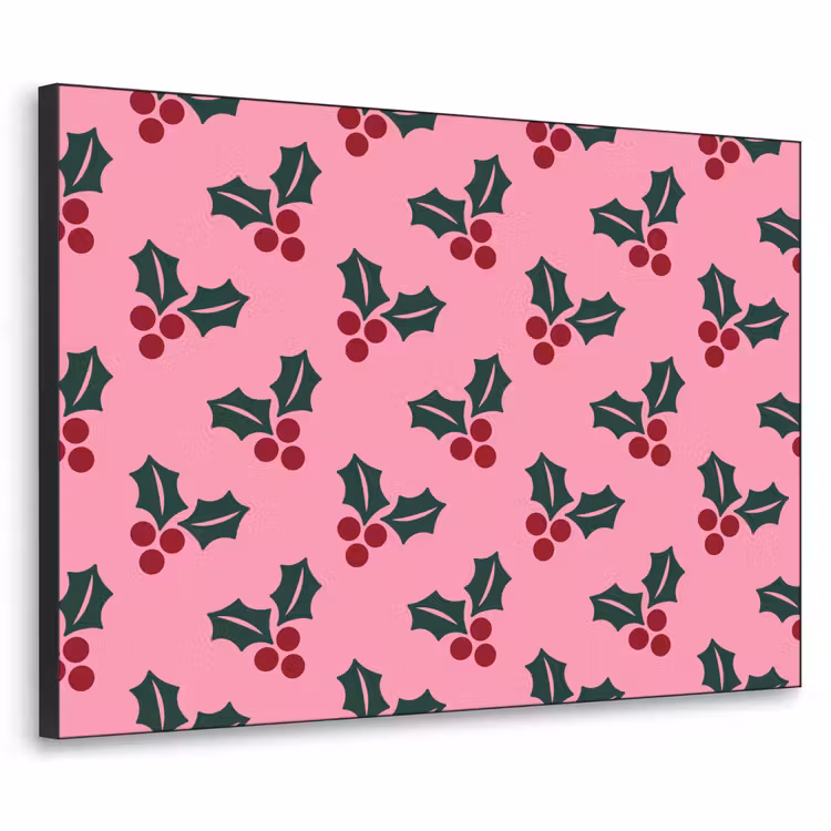 Art Frame - Rosa – Weihnachten – Stechpalme — 1