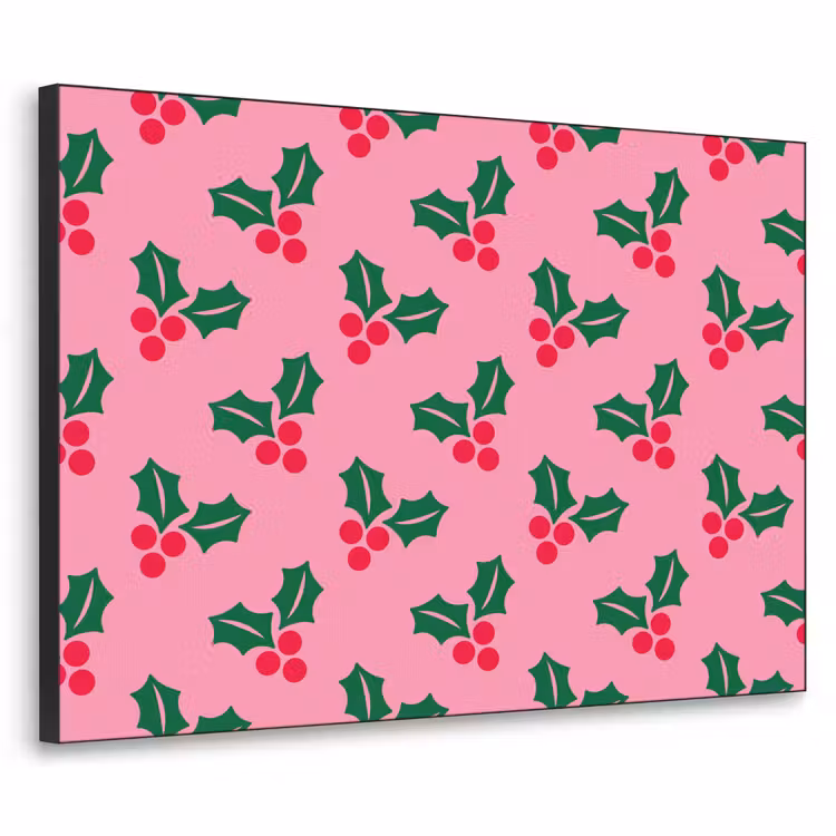 Art Frame - Stechpalme – Weihnachten – Rosa — 1
