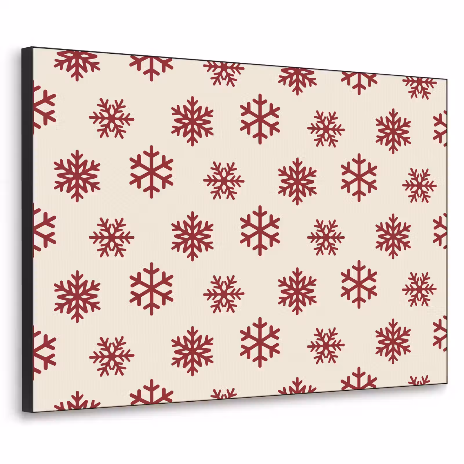 Art Frame - Schneeflocke – Creme – Rot — 1