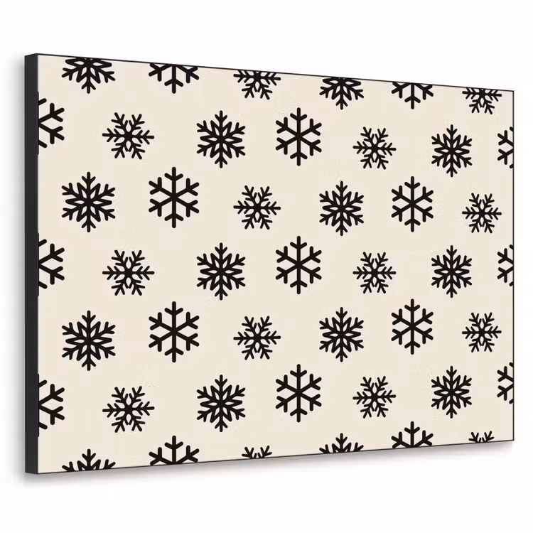 Art Frame - Schneeflocke – Creme – Weiß — 1