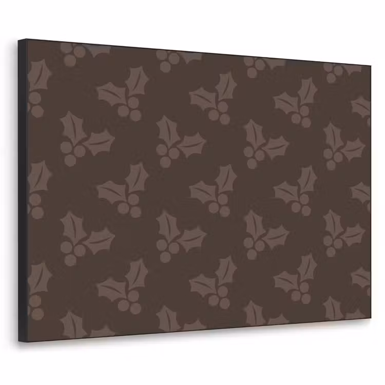 Art Frame - Weihnachten – Stechpalme – Braun — 1