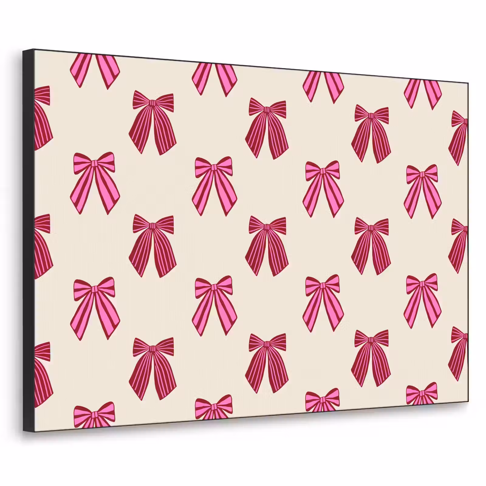 Art Frame - Schleifen – Weihnachten – Rosa – Cremefarben — 1