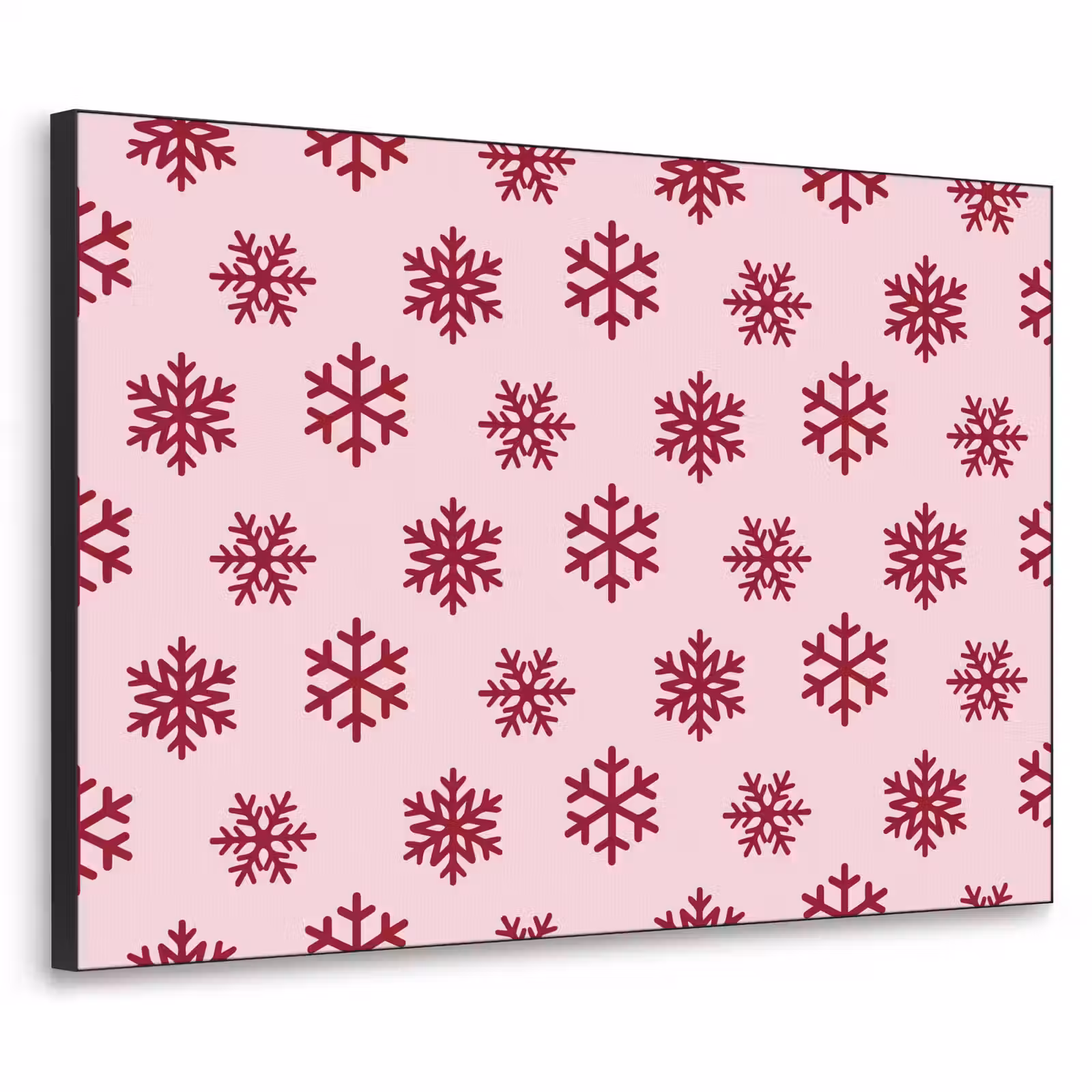 Art Frame - Schneeflocke – Rosa – Rot – Weihnachten — 1