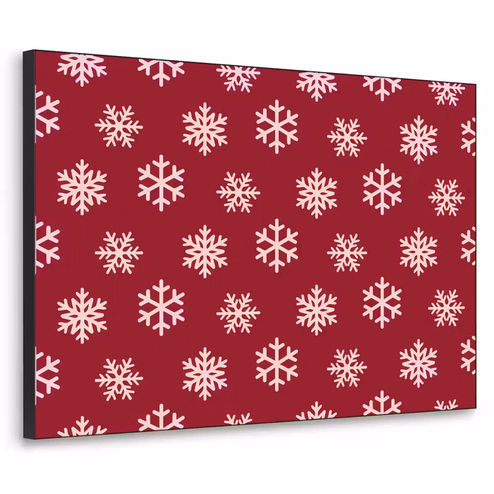 Art Frame - Schneeflocke – Rot – Rosa – Weihnachten — 1