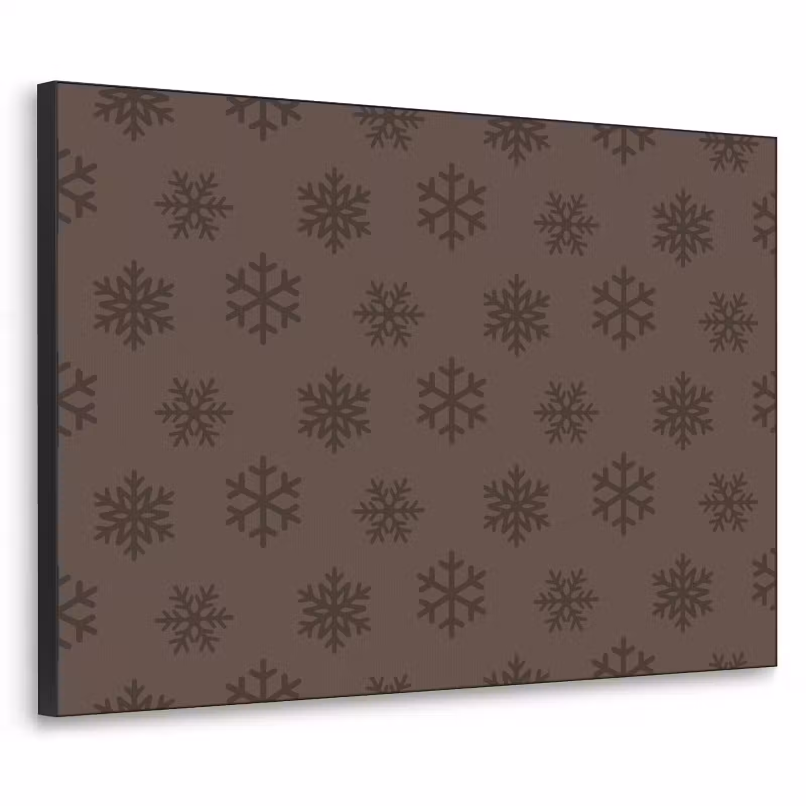 Art Frame - Schneeflocke – Weihnachten – Braun — 1